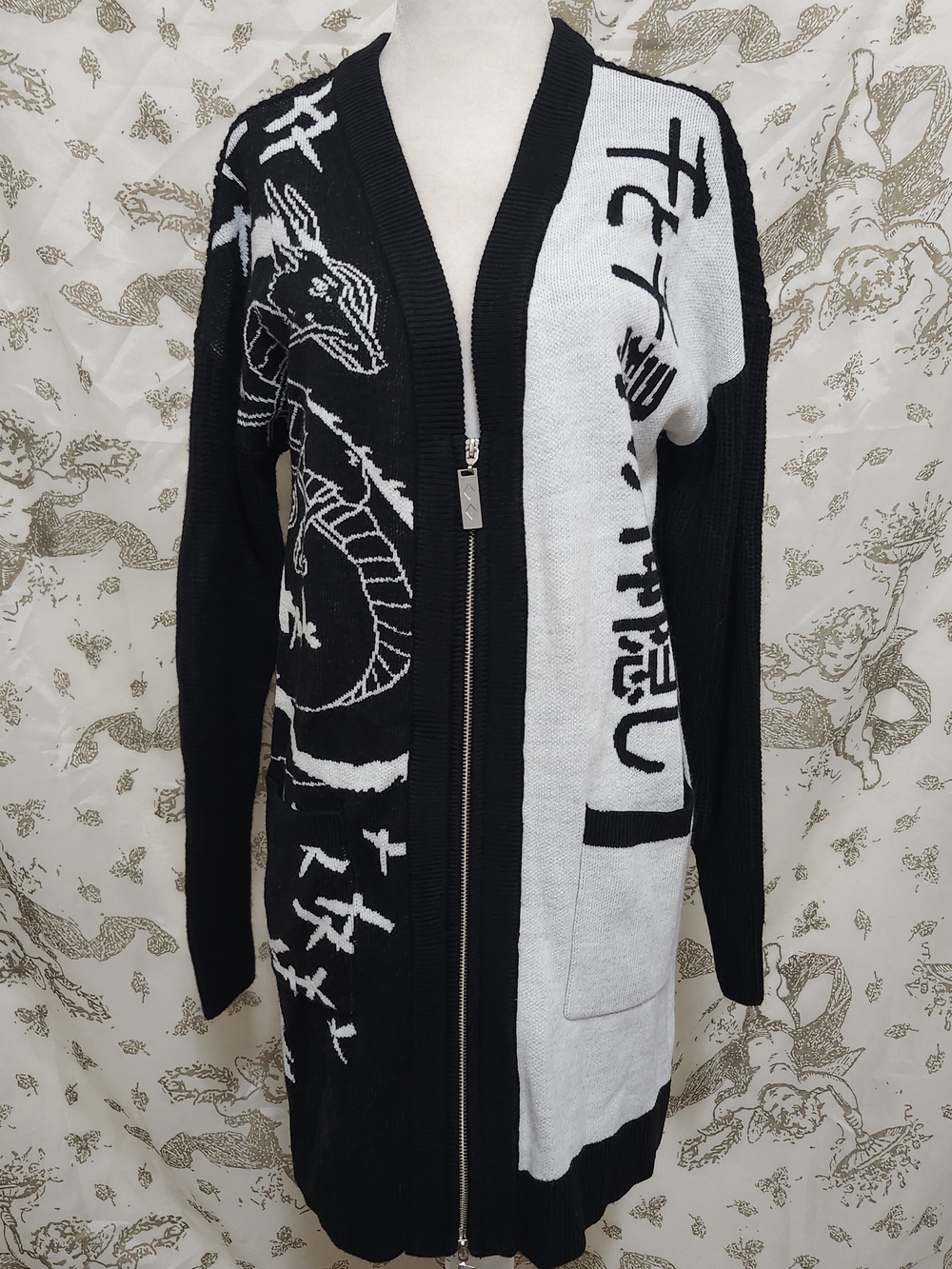 Hot Topic Her Universe Studio Ghibli Spirited Away Haku Long Zipper Cardigan M